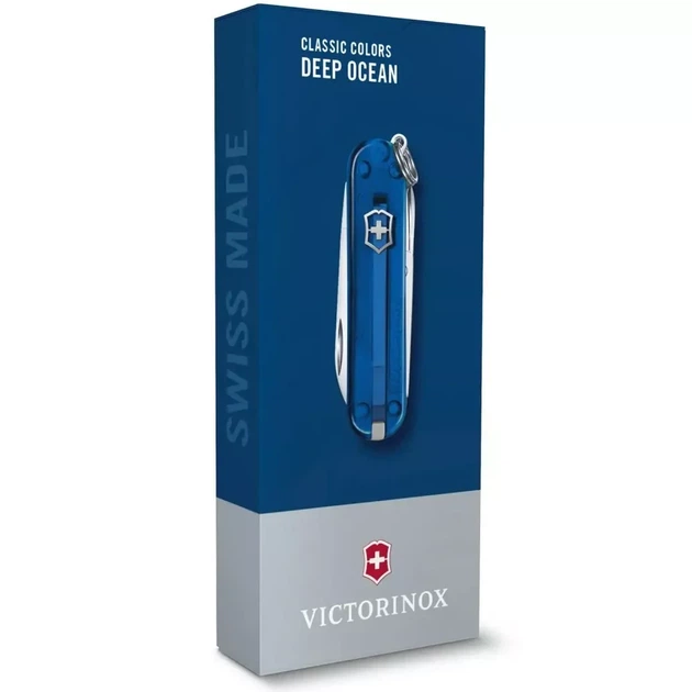 Складаний ніж Victorinox Classic SD для активного відпочинку компактний багатофункціональний синьо-жовтий - зображення 6