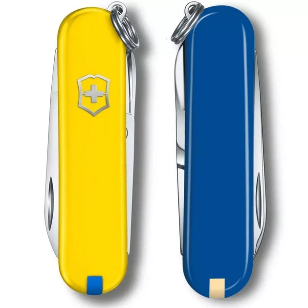 Складаний ніж Victorinox Classic SD багатофункціональний для повсякденного використання жовто-синій - Фото 5 Складаний ніж Victorinox Classic SD багатофункціональний для повсякденного використання жовто-синій - зображення 5