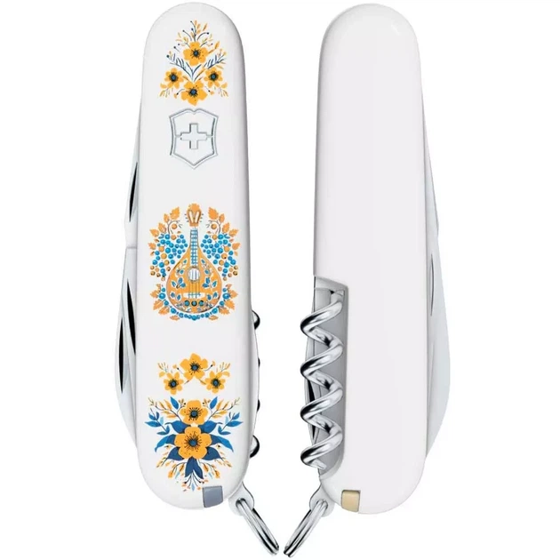 Складной нож Victorinox Spartan для активного отдыха и туризма с 12 функциями и украинскими мотивами - изображение 3