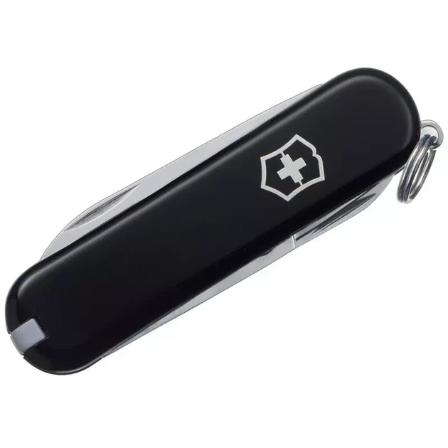 Складаний ніж Victorinox Classic SD 58 мм чорний для повсякденного використання 7 функцій компактний - зображення 2