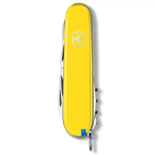 Складаний ніж Victorinox Climber багатофункціональний для туризму та активного відпочинку жовто-синій - зображення 3