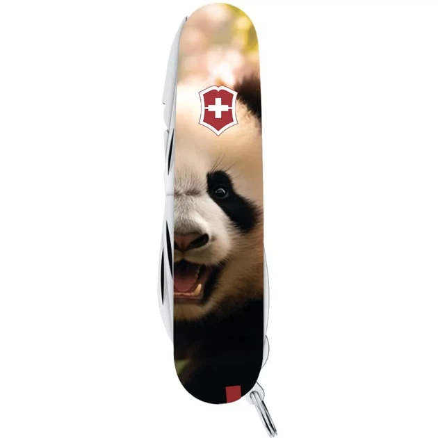 Складаний ніж Victorinox Fisherman Animal для риболовлі та відпочинку з 19 функціями та дизайном панди - зображення 2