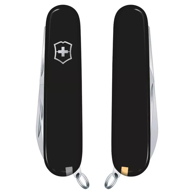 Складной нож Victorinox Recruit 10 функций черный для активного отдыха и повседневного использования - Фото 2 Складной нож Victorinox Recruit 10 функций черный для активного отдыха и повседневного использования - изображение 2