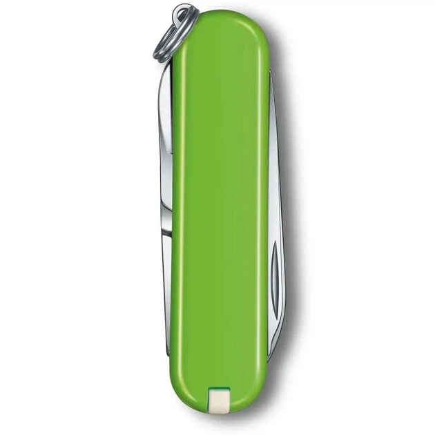 Складаний ніж Victorinox Classic SD для повсякденного використання зелений із 7 функціями Smashed Avocado - зображення 3