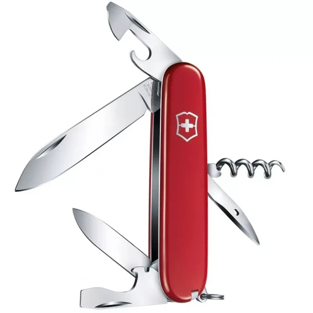 Складной нож Victorinox Spartan 91 мм красный для активного отдыха и повседневного использования - изображение 3