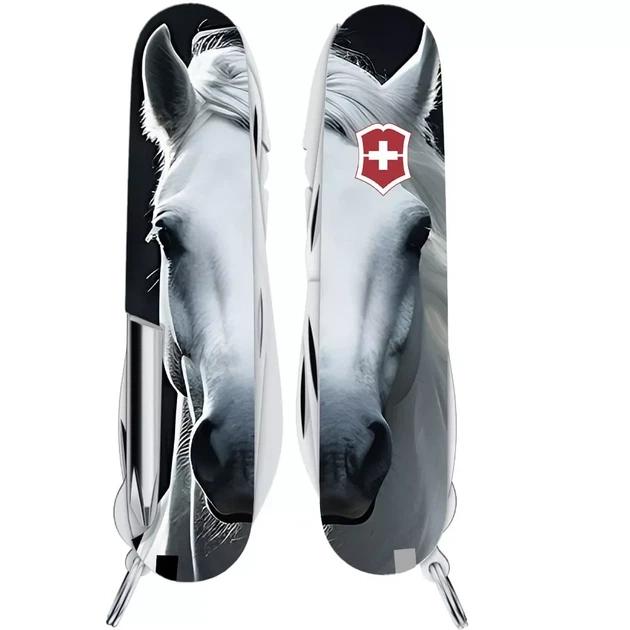 Складаний ніж Victorinox Super Tinker Animal 15 функцій для активного відпочинку з дизайном коня - зображення 4