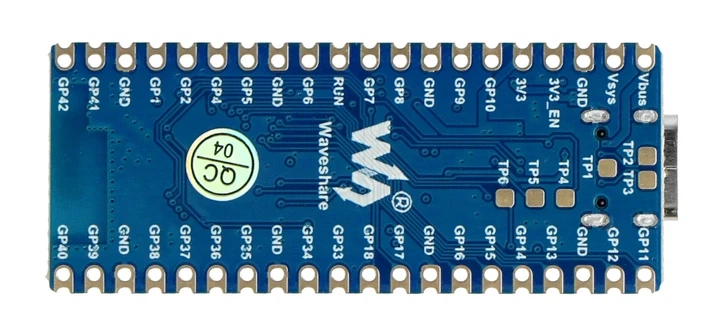 Плата разработки Waveshare ESP32-S3-Pico совместимая с Raspberry Pi Pico (BotWSR-23396) - Фото 4 Плата разработки Waveshare ESP32-S3-Pico совместимая с Raspberry Pi Pico (BotWSR-23396) - изображение 4