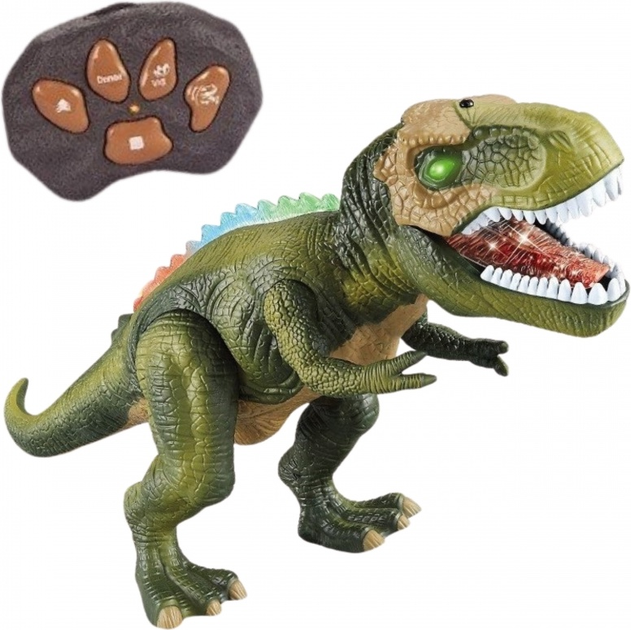 Динозавр на радіокеруванні Woopie RC T-Rex зі світлом і звуком (5906280653965) - зображення 1