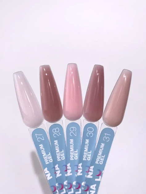 Гель LUNAMoon Premium Gel №31 (Персиковый беж) на 30 мл для укрепления, выравнивания и наращивания ногтей - изображение 3