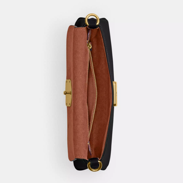 Srijal Basnet様COACHシグネチャー ヒューストン スリング シュタイン】SHIRRING HANDLE LEATHER SHOULDER BAG(Free BLACK