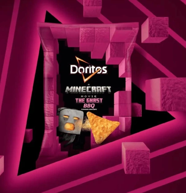 Чіпси Doritos The Minecraft Movie зі смаком солодкий перець чилі