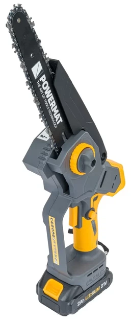 Аккумуляторная пила Powermat PM-MPA-2AHM: Для веток, с двумя аккумуляторами 21В - изображение 7