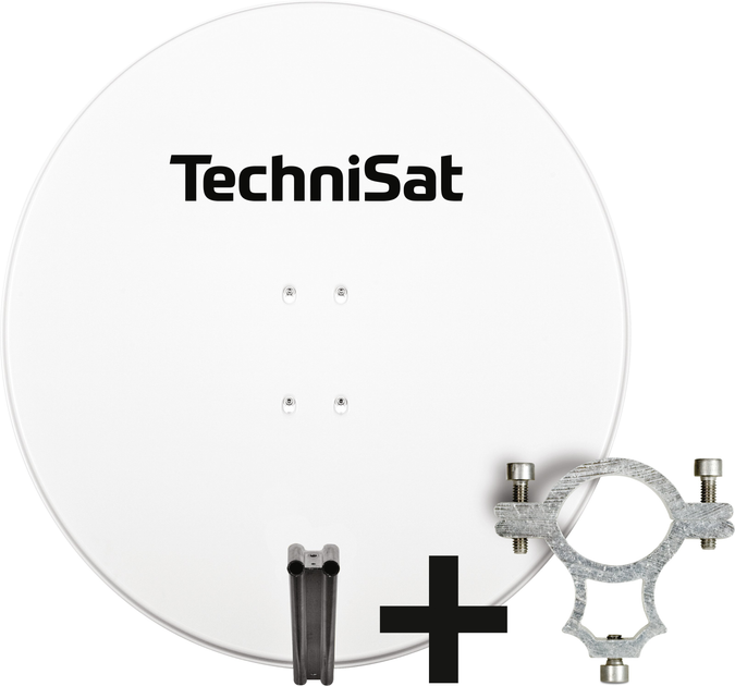 Antena satelitarna TECHNIDISH SATMAN 850 PLUS + uchwyt mocujący LNB White  (4019588785441) - obraz 1