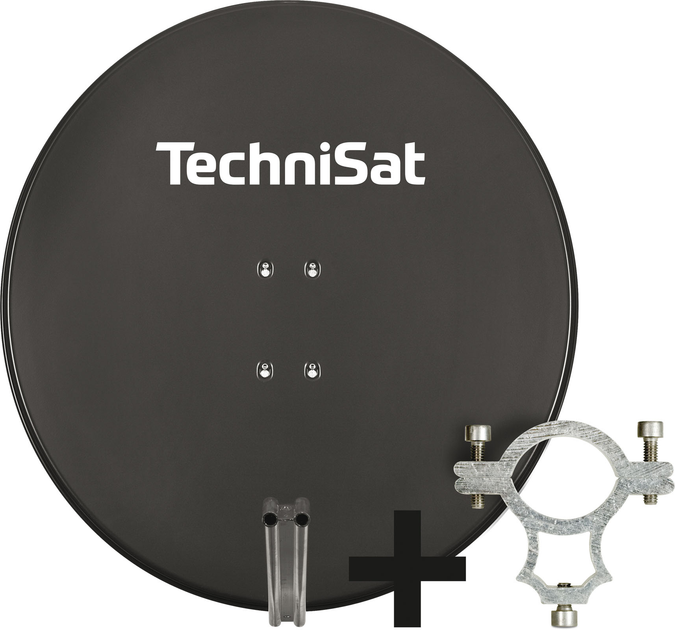 Antena satelitarna TECHNIDISH SATMAN 850 PLUS + LNB retaining clamp Slate/Grey (4019588385443) - obraz 1