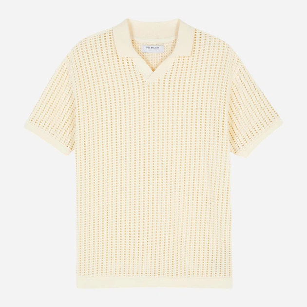 Поло длинное мужское Primark XAZ520321LMUM XL Кремовое (DD8000009256905) - изображение 5
