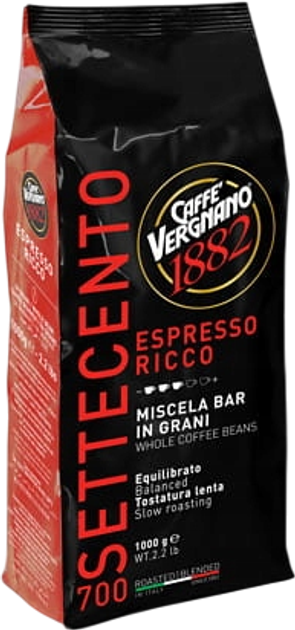 Kawa ziarnista Vergnano 700 Espresso Ricco 1 kg (8001800000537) - obraz 2
