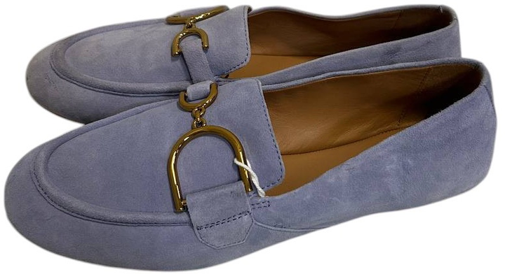Mokasyny damskie zamszowe Geox D35MUC00021-C8001 39 25.4 cm Lilowe (8056206176676) (955555909347229) - Outlet - obraz 5