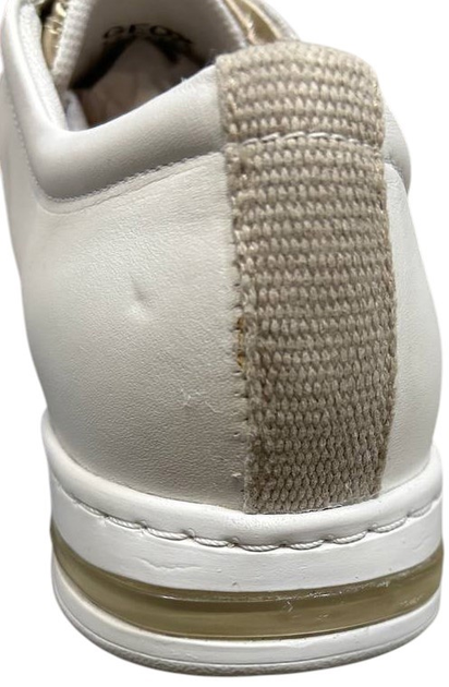Sneakersy damskie do kostki Geox D921BA085NF-C1ZH8 36.5 23.7 cm Bialy/Zloty (8050036653994) (955555909472431) - Outlet - obraz 2
