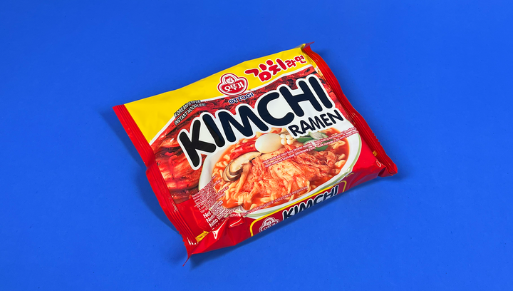 Локшина Ottogi Kimchi Рамьон Гостра 120g - Фото 2 Локшина Ottogi Kimchi Рамьон Гостра 120g - зображення 2