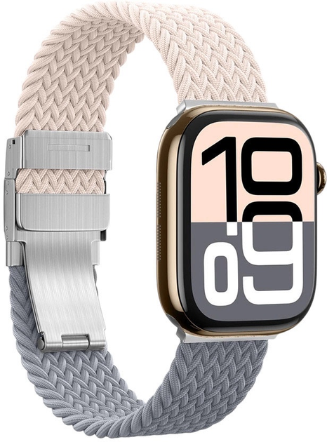 Ремінець AMAZINGTHING Blend Band для Apple Watch 42 мм 2 шт. Pink-Gray (4896238002178) - зображення 8