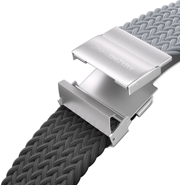 Ремінець AMAZINGTHING Blend Band для Apple Watch 45 / 46/ 49 мм 2 шт. Black-Gray (4896238001287) - зображення 6