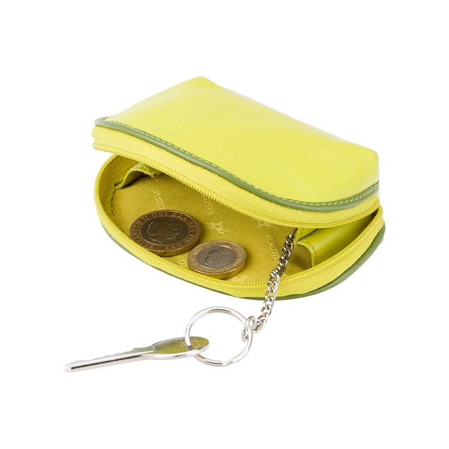 Зелёная кожаная ключница Visconti RB63 LIME M Malay (Lime Multi) - изображение 4