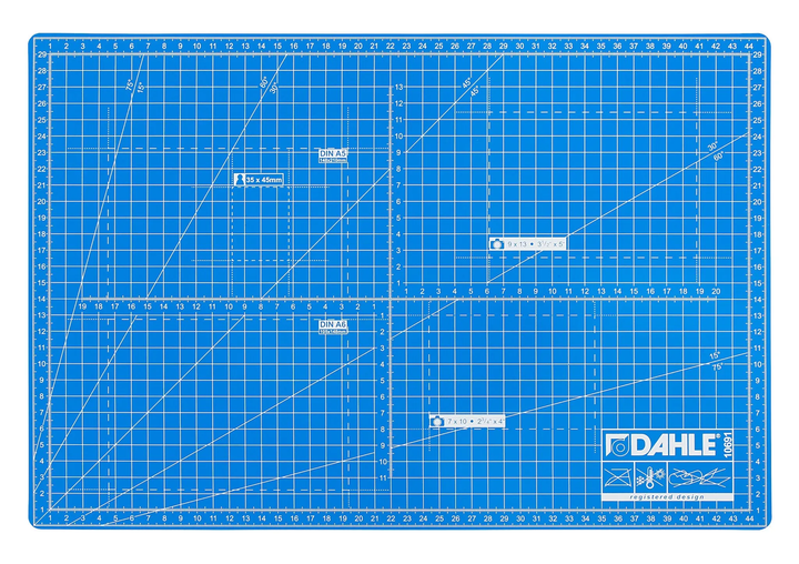 Ріжучий килимок Dahle A3 450 x 300 мм синій (4007885106915) - зображення 1