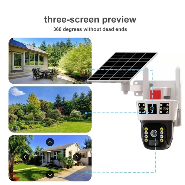 Камера відеоспостереження PTZ WiFi з сонячною панеллю XPRO TP34-4G/TD35 V380PRO (45047-16979_1980) - изображение 7