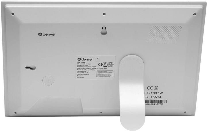 Цифрова фоторамка Denver Frameo PFF-1037W White - зображення 7