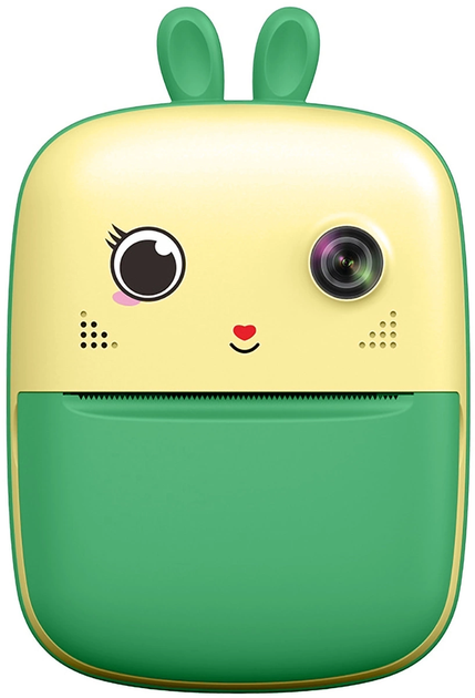Aparat cyfrowy dla dzieci Hurtel Mini Thermal Printer for Kids with Camera and Camcorder Green (5907769364440) - obraz 1