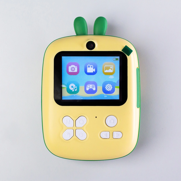 Aparat cyfrowy dla dzieci Hurtel Mini Thermal Printer for Kids with Camera and Camcorder Green (5907769364440) - obraz 7