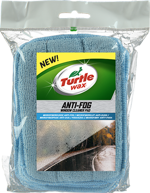 Серветки з мікрофібри для вікон і дзеркал Turtle Wax Anti-fog - Window Cleaner Pads TW-3255 6 шт (7314890032557) - зображення 1