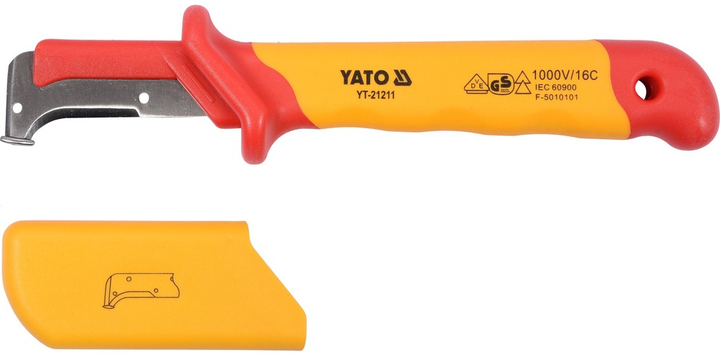 Nóż demontażowy dla elektryków YATO 38 x 155 mm VDE (YT-21211) - obraz 1