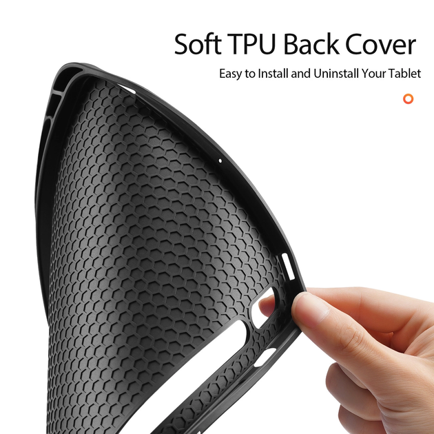 Etui DUX Ducis Domo na Samsung Galaxy TTab S9 z funkcja Smart Sleep podstawka Black (6934913025895) - obraz 11