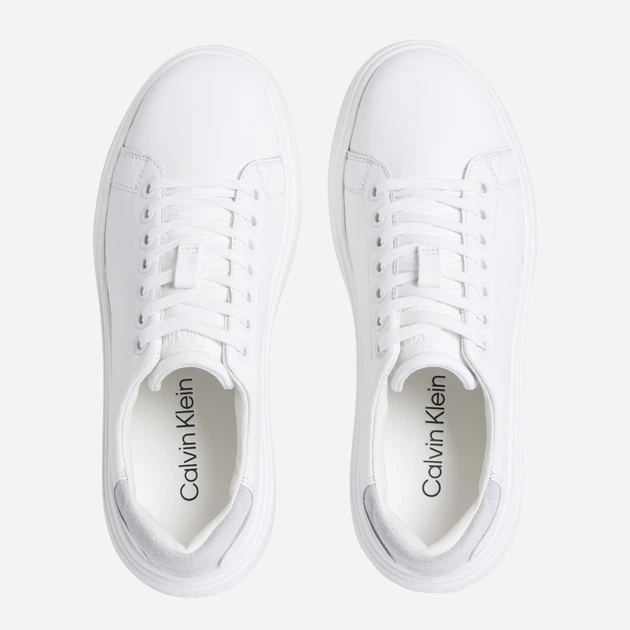 Sneakersy damskie do kostki Calvin Klein CKHW0HW0240403A 42 Białe (8721107279060) - obraz 4