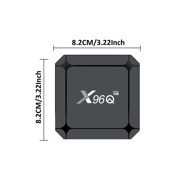 Смарт ТВ Приставка X96Q RK3518 2/16 Гб, Android 14 – фото, отзывы