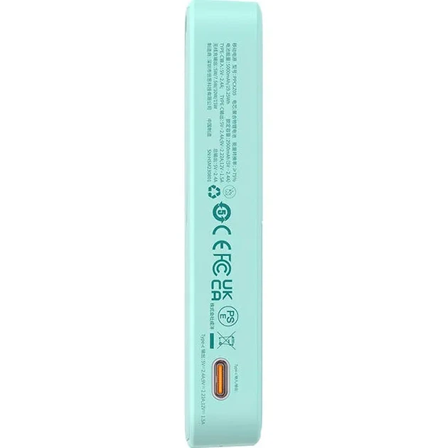 Зовнішній акумулятор Baseus MagPro Magnetic Bracket 5000mAh 20W Blue (P10064101333-00) [102133] - зображення 5