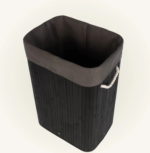 Кошик для білизни з бамбука Nuxio Sade 80L (5902973462166) - зображення 5