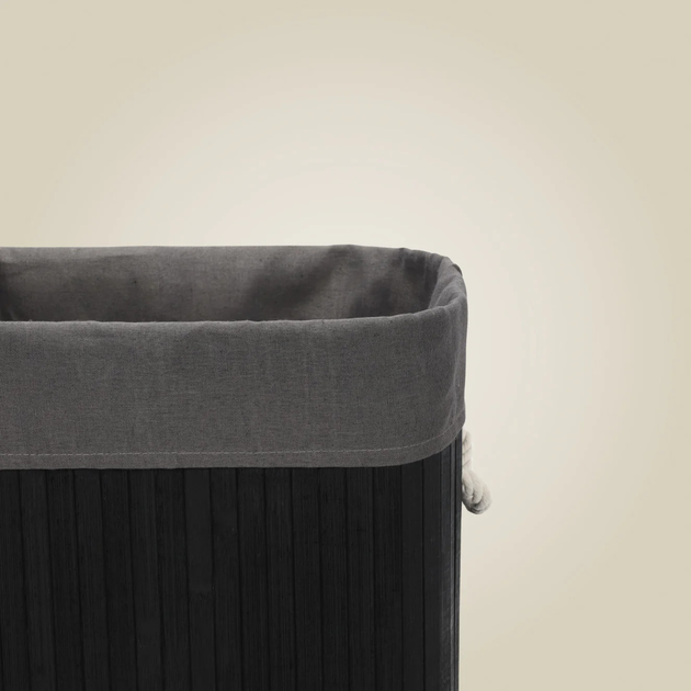 Кошик для білизни з бамбука Nuxio Sade 80L (5902973462166) - зображення 6
