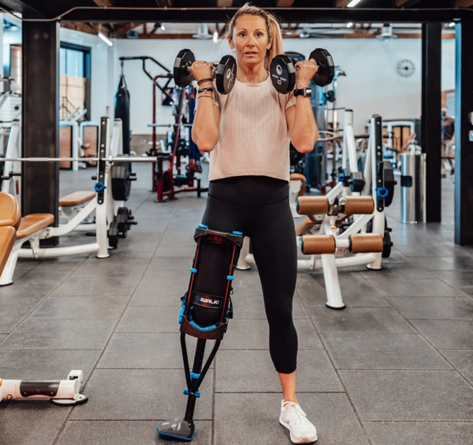 Коленная костыль iWalk 3.0 Сине-черная (Hands-Free) - изображение 15