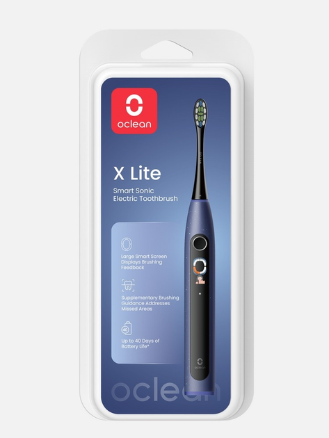 Електрична зубна щітка Oclean X Lite Blue (6970810555974) - зображення 2