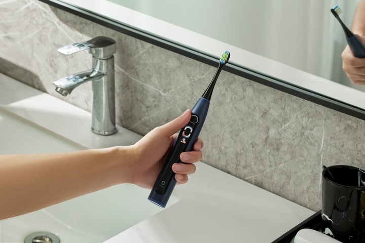Електрична зубна щітка Oclean X Lite Blue (6970810555974) - зображення 13