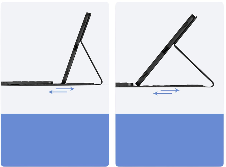 Etui Dux Ducis (Seria TK) do Samsung Tab S9 Plus / S9 FE Plus z klawiatura Bluetooth Black (6971824159509) - obraz 2