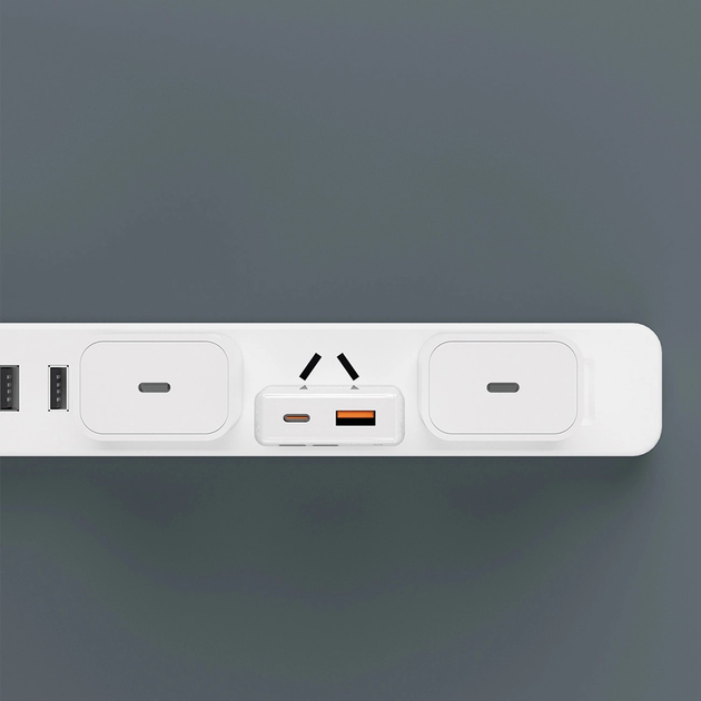 Ładowarka sieciowa Dudao A30EU 30W GaN USB-A / USB-C White (6976625332793) - obraz 7