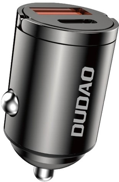 Автомобільний зарядний пристрій Dudao R3MAX 48W QC PD Black (6973687248710) - зображення 1