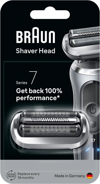 Сменная головка для электробритвы Braun Series 7 74S (4987176189066) - Фото 2 Сменная головка для электробритвы Braun Series 7 74S (4987176189066) - изображение 2