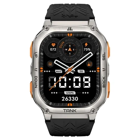 Наручний годинник Kospet TANK M3 ULTRA Silver - Фото 2 Наручний годинник Kospet TANK M3 ULTRA Silver - изображение 2