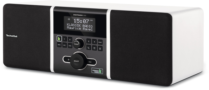 Radio TechniSat DIGITRADIO 305 Klassik Edition White/Black (0001/4984) - obraz 3