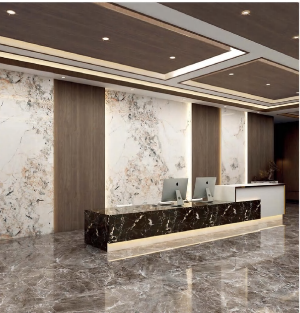 Стеновая бамбуковая панель BWD 8045-A Marble 2800х1220 (8мм) - изображение 5