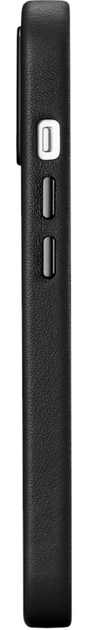 Панель iCarer Real Cowhide Premium Leather Magsafe для Apple iPhone 14 Black (WMI14220705-BK) - зображення 12